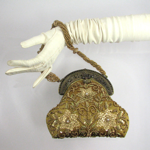 Gold Applique handbag