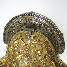 Load image into Gallery viewer, Gold Applique handbag