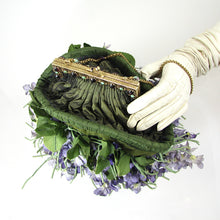 Load image into Gallery viewer, Silk Violets handbag