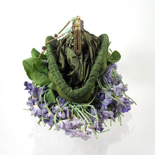 Load image into Gallery viewer, Silk Violets handbag