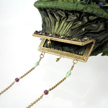 Load image into Gallery viewer, Silk Violets handbag