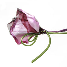 Load image into Gallery viewer, Velvet Flower Handbag