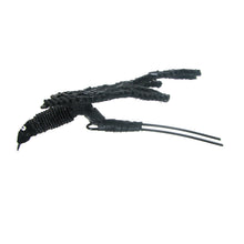 Load image into Gallery viewer, Black Beaded Bird Hairpin