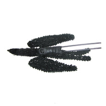 Load image into Gallery viewer, Black Beaded Bird Hairpin