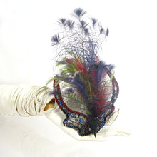 Load image into Gallery viewer, Beaded Feather Bird Hairpin
