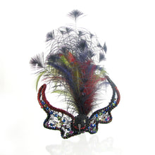 Load image into Gallery viewer, Beaded Feather Bird Hairpin
