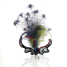Load image into Gallery viewer, Beaded Feather Bird Hairpin