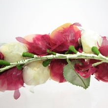Load image into Gallery viewer, Silk Rosebud Headband/Wreath