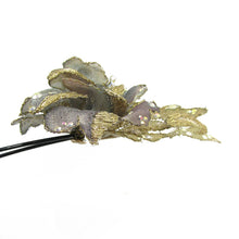 Load image into Gallery viewer, Green and Grey floral Lace Hairpin