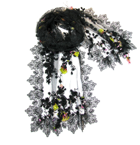 Black Lace Shawl