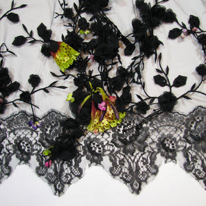 Black Lace Shawl