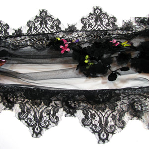 Black Lace Shawl