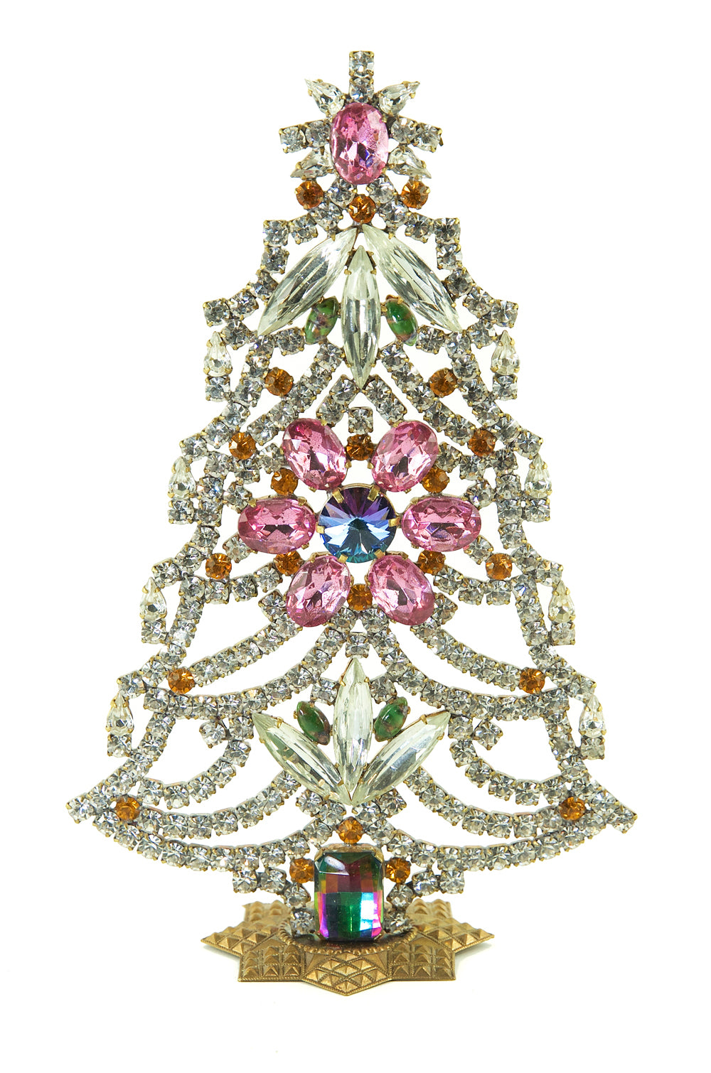 Vintage Jewelled Christmas Tree No.7