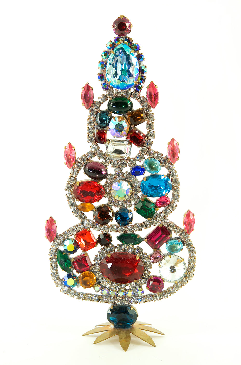 Vintage Jewelled Christmas Tree No.5