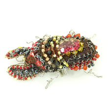 Load image into Gallery viewer, Wirework and Bead bug brooch No.3