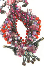 Load image into Gallery viewer, Double Seahorse Wirework and Bead Brooch