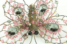 Load image into Gallery viewer, Wirework and Bead Butterfly Brooch No1