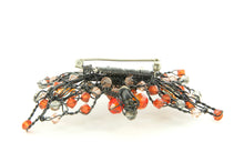Load image into Gallery viewer, Wirework and Bead Butterfly Brooch No2