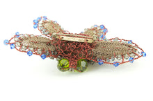 Load image into Gallery viewer, Wirework and Bead Butterfly Brooch No3