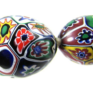 Antique milia fiori Venician beads