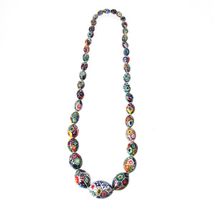 Antique milia fiori Venician beads