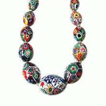 Load image into Gallery viewer, Antique milia fiori Venician beads