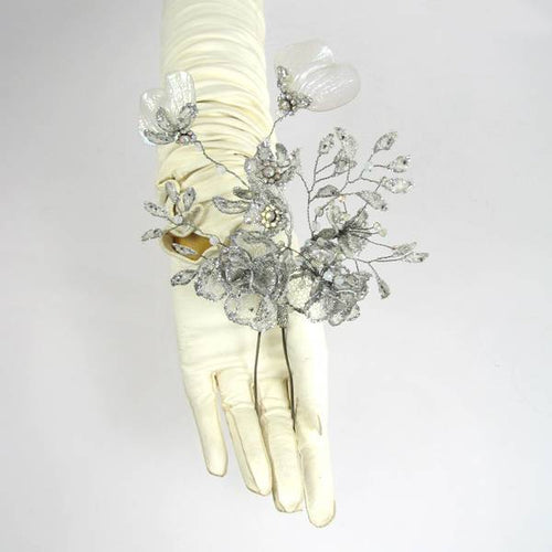 Silver Garland Spray Pin