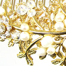 Load image into Gallery viewer, Filigree leaf comb