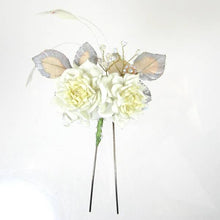 Load image into Gallery viewer, Button Rose Hair Pin