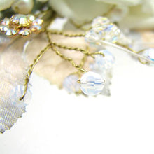 Load image into Gallery viewer, Button Rose Hair Pin