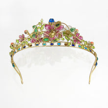 Load image into Gallery viewer, Pate-de-Verre Tiara
