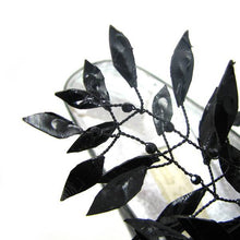 Load image into Gallery viewer, Black on Black Tudor Rose Shoes