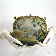 Load image into Gallery viewer, Antique Aubousson Tapestry handbag