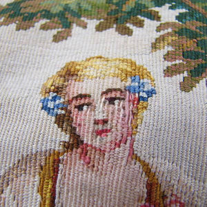 Antique Aubousson Tapestry handbag