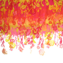 Load image into Gallery viewer, Orange &amp; Yellow Lazer Shawl Scarf