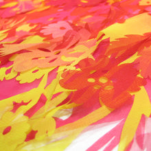 Load image into Gallery viewer, Orange &amp; Yellow Lazer Shawl Scarf