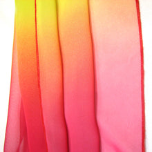 Load image into Gallery viewer, Orange &amp; Yellow Lazer Shawl Scarf