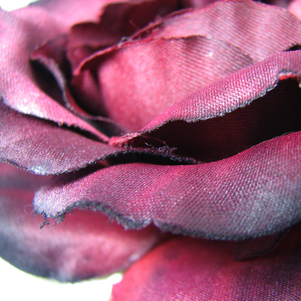 Dark Rose Silk Flower Corsage