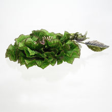 Load image into Gallery viewer, Pleated Ribbon Silk Flower Corsage