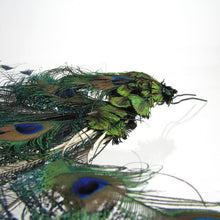 Load image into Gallery viewer, peacock feather hairpin